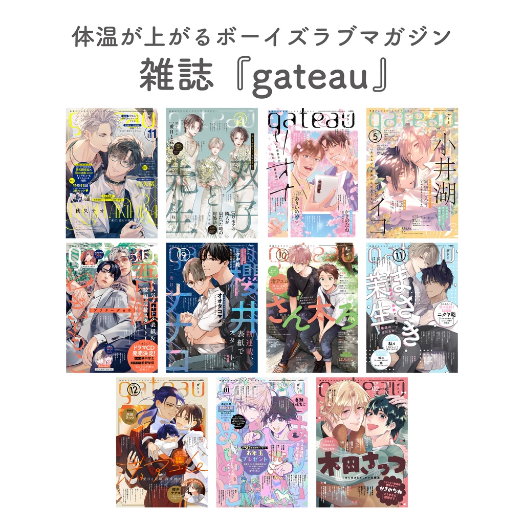 〔雑誌〕『gateau』限定特典付き