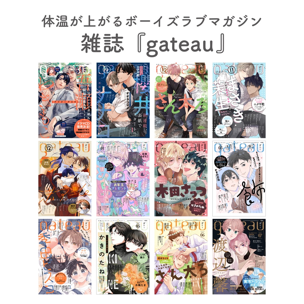 〔雑誌〕『gateau』限定特典付き