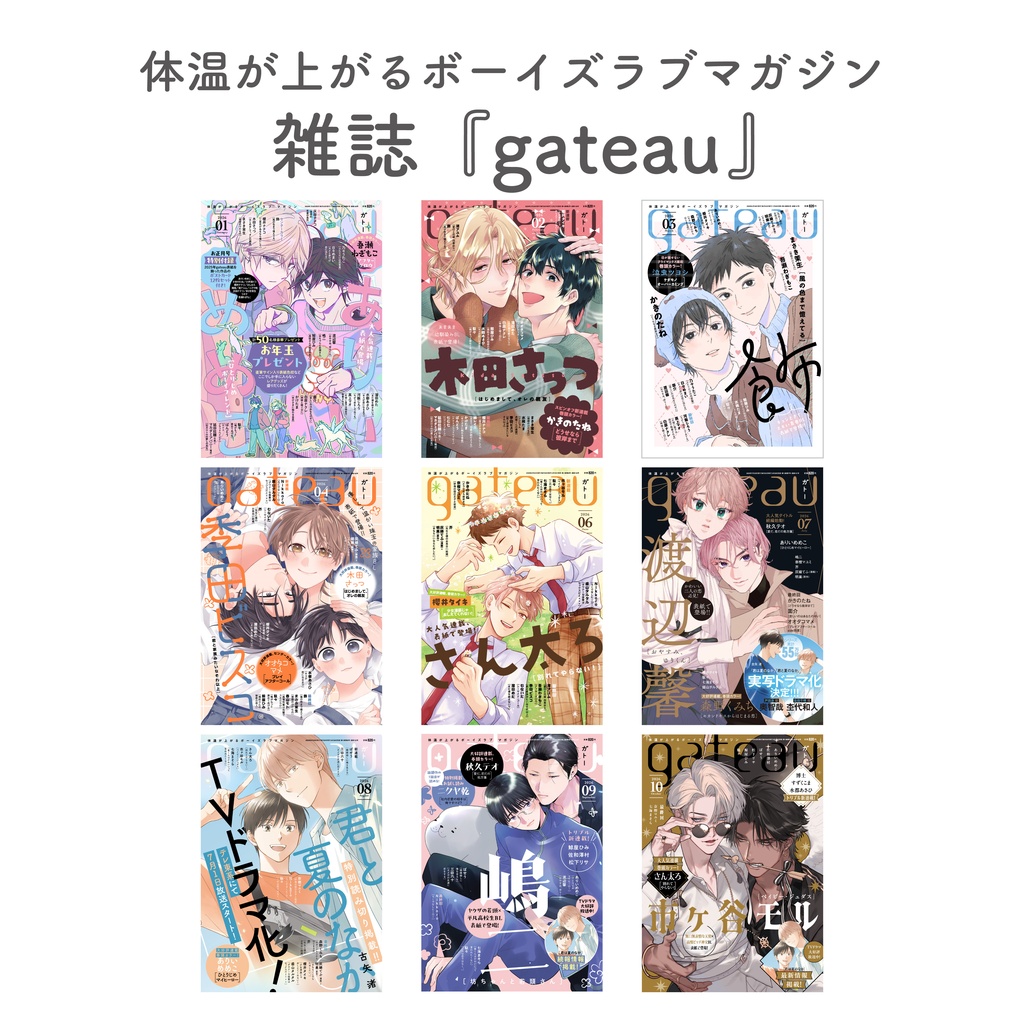 〔雑誌〕『gateau』限定特典付き
