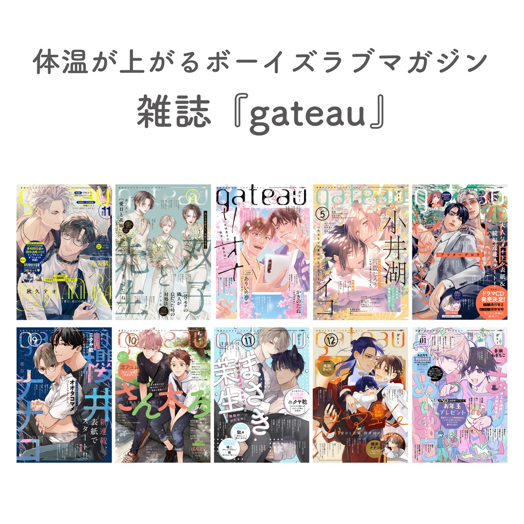 〔雑誌〕『gateau』限定特典付き
