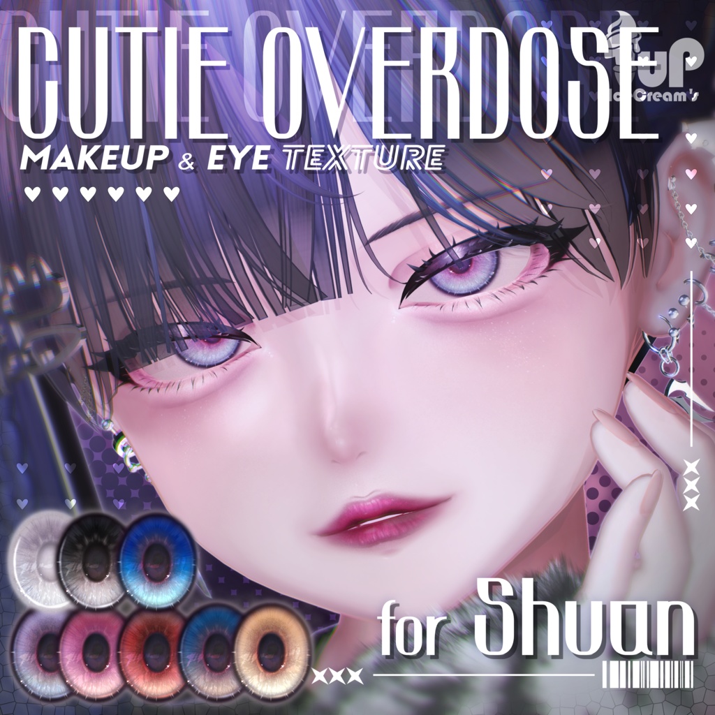 【Shuan専用】CutieOverdose Makeup(5colors)&Eye(9colors) Texture 