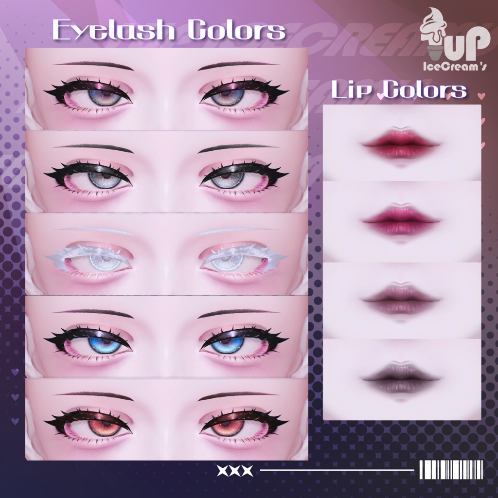 【Shuan専用】CutieOverdose Makeup(5colors)&Eye(9colors) Texture