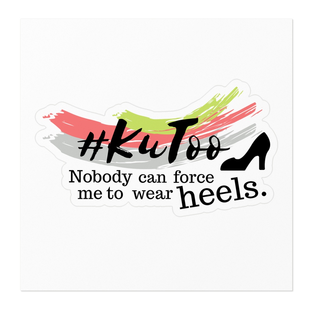 【復刻】#KuToo ロゴ ステッカー