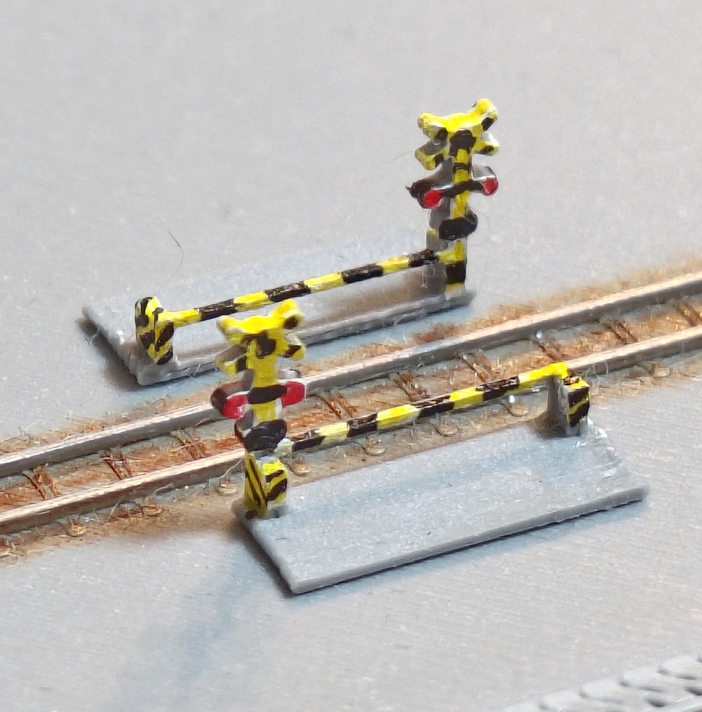 1/700 踏切 （6個入、未塗装） 【ジオラマ用情景部品】