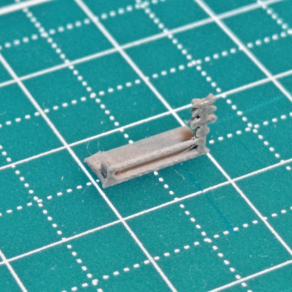 1/700 踏切 (6個入、未塗装) 【ジオラマ用情景部品】