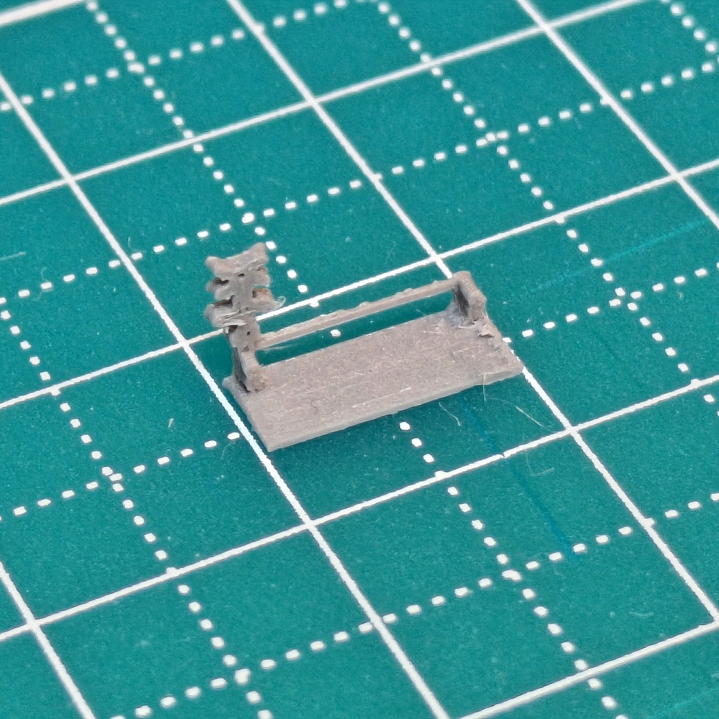 1/700 踏切 (6個入、未塗装) 【ジオラマ用情景部品】