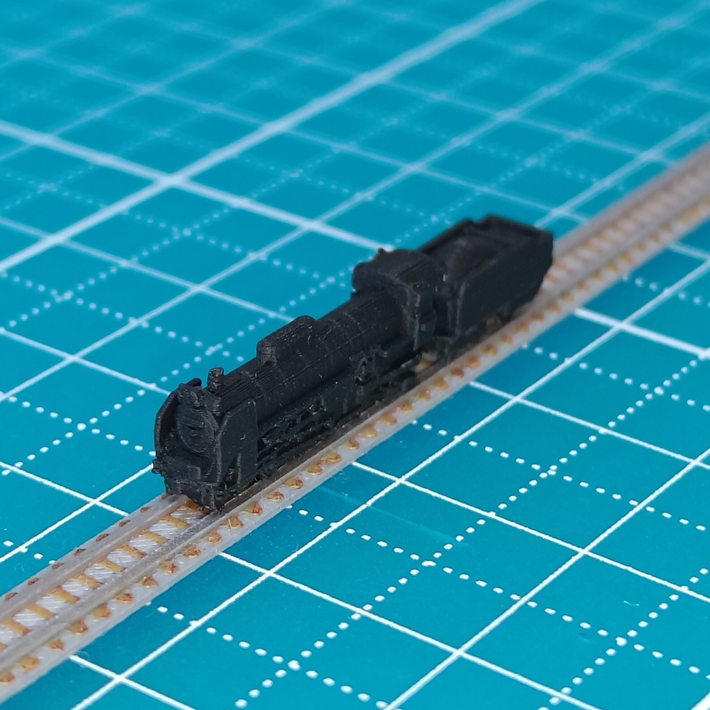 1/700 蒸気機関車 （1両、未塗装）【1/700鉄道模型駆動システム】