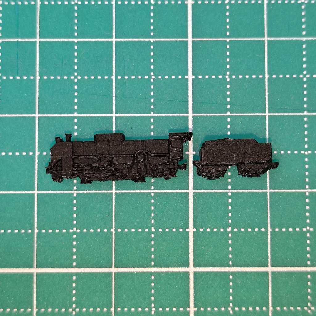 1/700 蒸気機関車 (1両、未塗装)【1/700鉄道模型駆動システム】