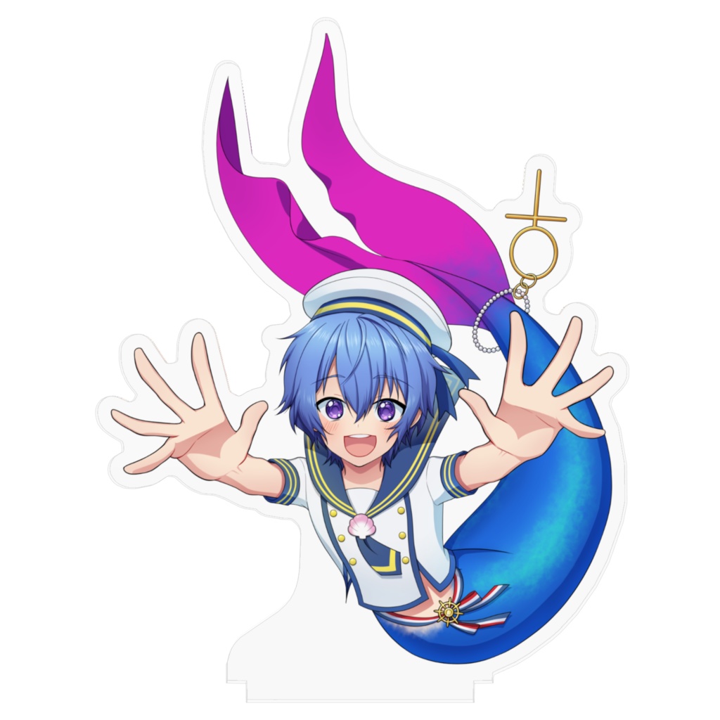 07くん人魚体 アクリルスタンド (セーラー服ver.)
