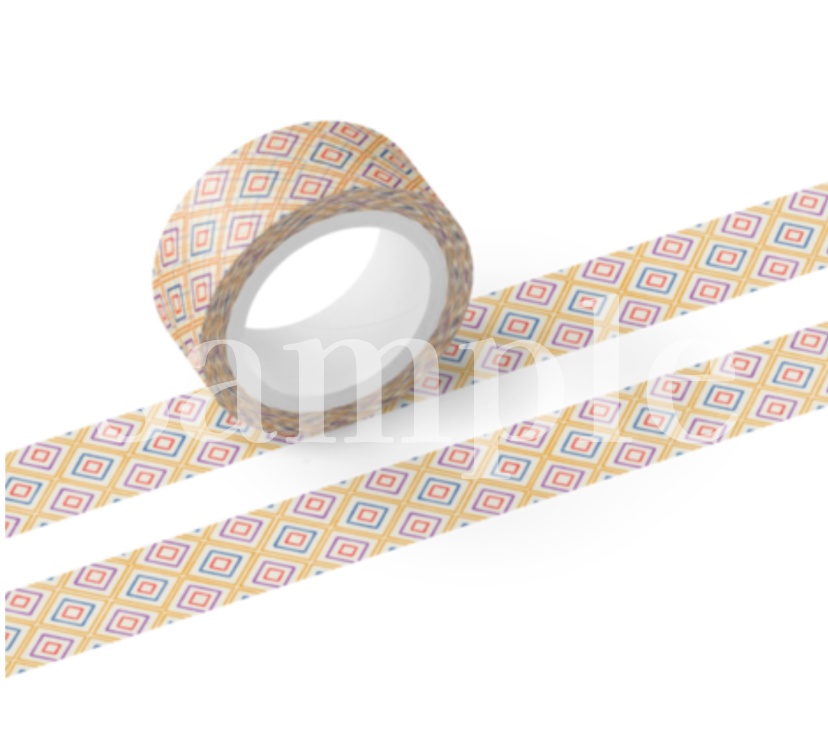 マスキングテープ(15mm)九尾の狐【百鬼夜行】