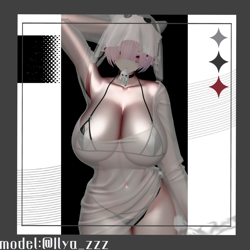 ♡ポン置きでか♡ミルティナblendshape+bodyscale♡ DEKAONE♡MILLlTINA