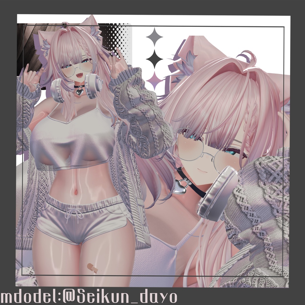 ♡ポン置きでか♡ミルティナblendshape+bodyscale♡ DEKAONE♡MILLlTINA