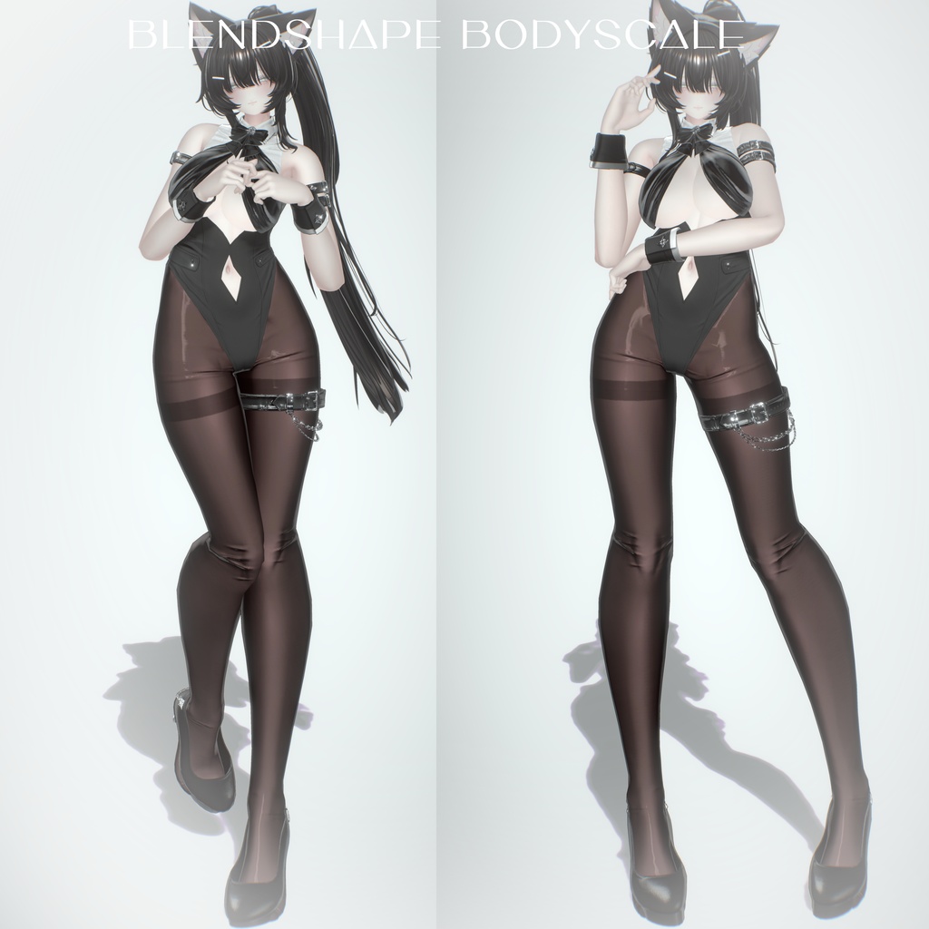 お姉さんマヌカ Blendshape+Bodyscale