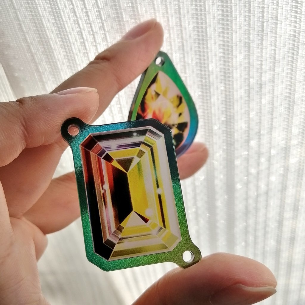 兄弟概念な宝石アクキー