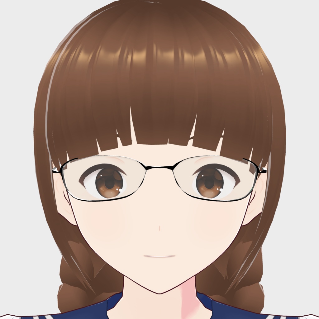 【PMXモデル】オリジナル3Dアニメ少女 - 商用利用可【MMD対応】