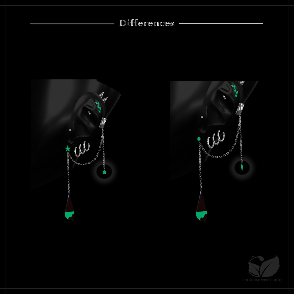 ChocolateMint Pierce -Slightly Cold- 【VRChat】