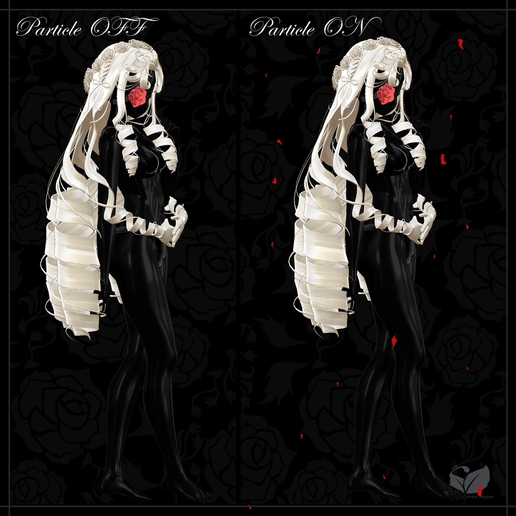 Rosaria Serenade -Hair&EyePatch- 【VRChat】