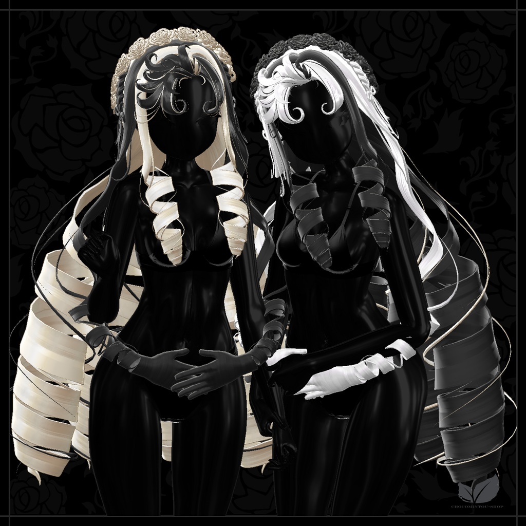 Rosaria Serenade -Hair&EyePatch- 【VRChat】