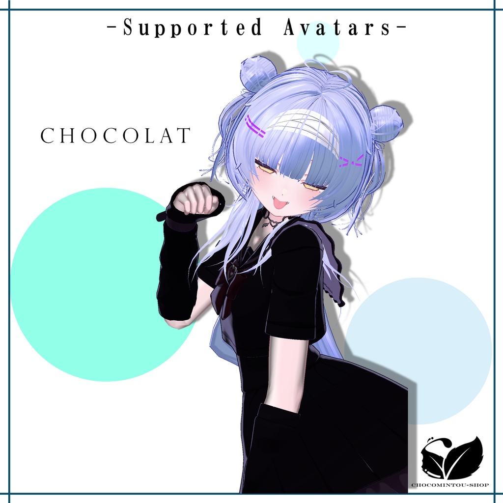 『6 Avaters』Poison Jelly Hair 【VRChat】