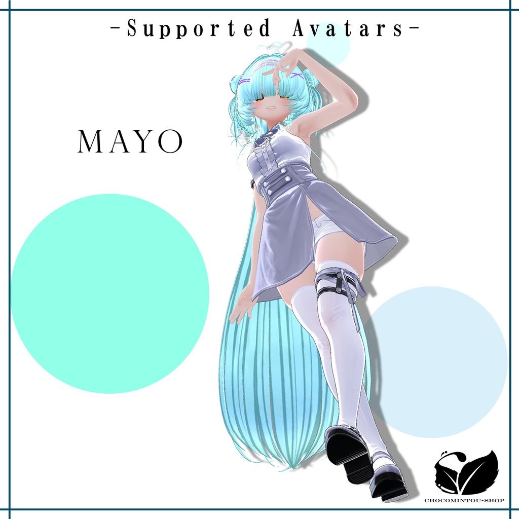 『6 Avaters』Poison Jelly Hair 【VRChat】