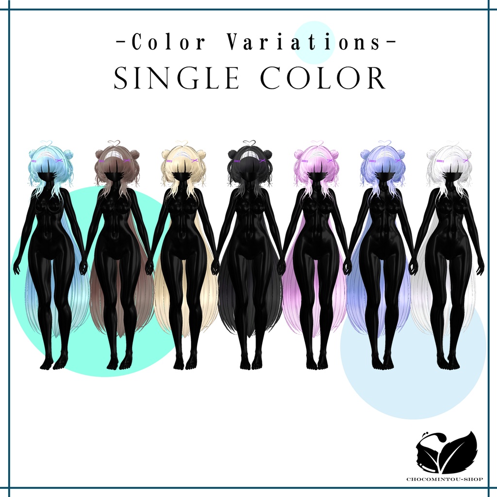 『6 Avaters』Poison Jelly Hair 【VRChat】
