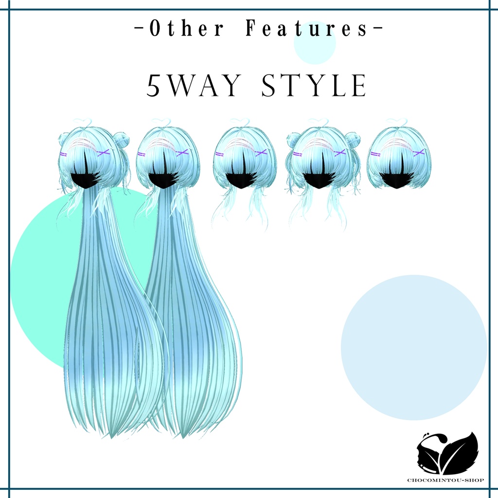 『6 Avaters』Poison Jelly Hair 【VRChat】