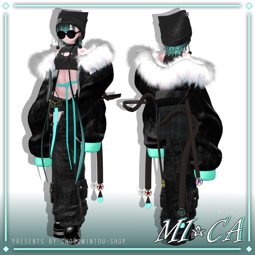 【オリジナル3Dモデル】MI☆CA / ミカ
