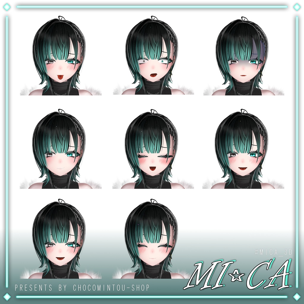 【オリジナル3Dモデル】MI☆CA / ミカ