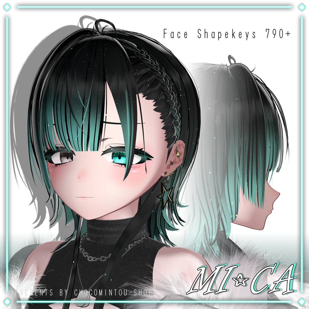 【オリジナル3Dモデル】MI☆CA / ミカ