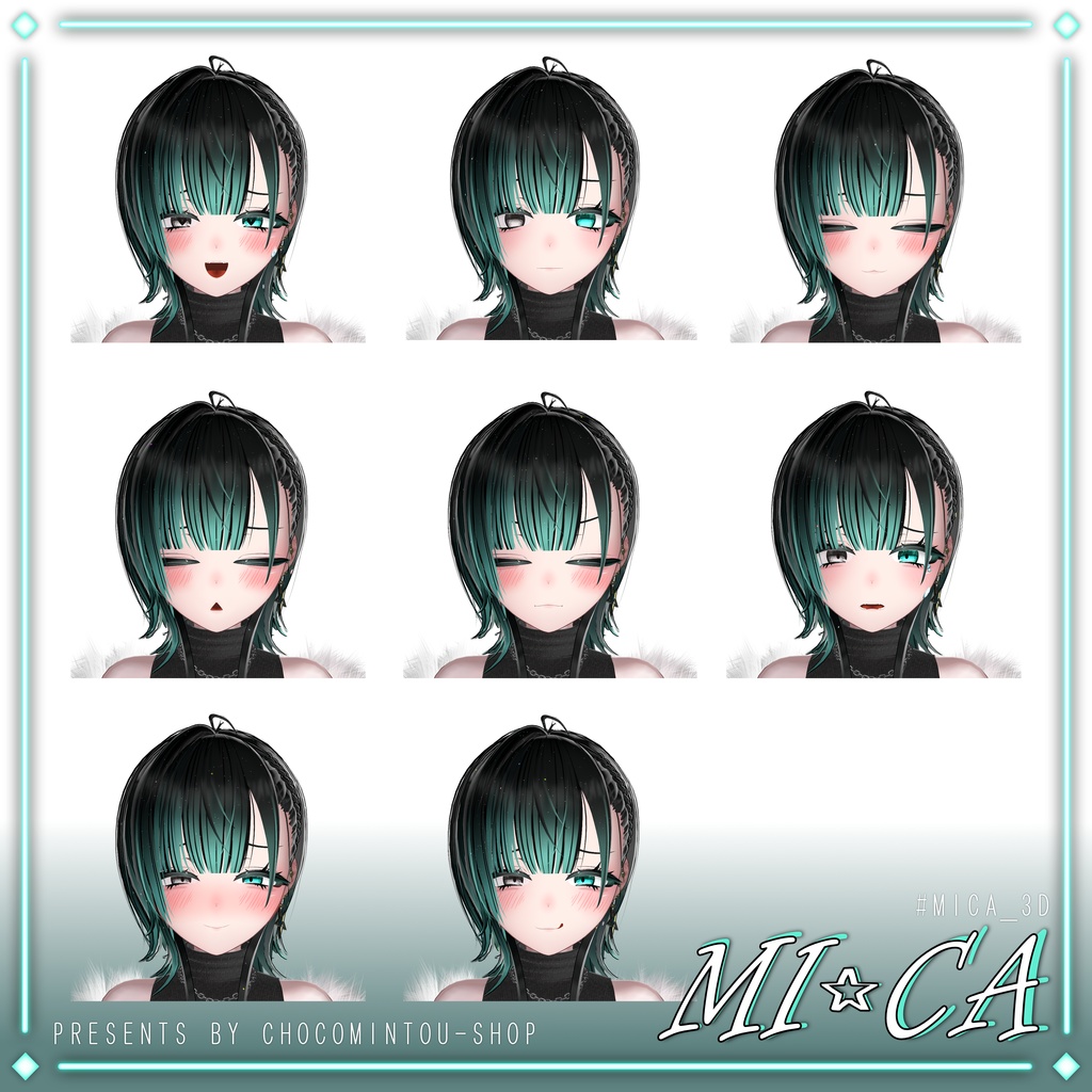 【オリジナル3Dモデル】MI☆CA / ミカ