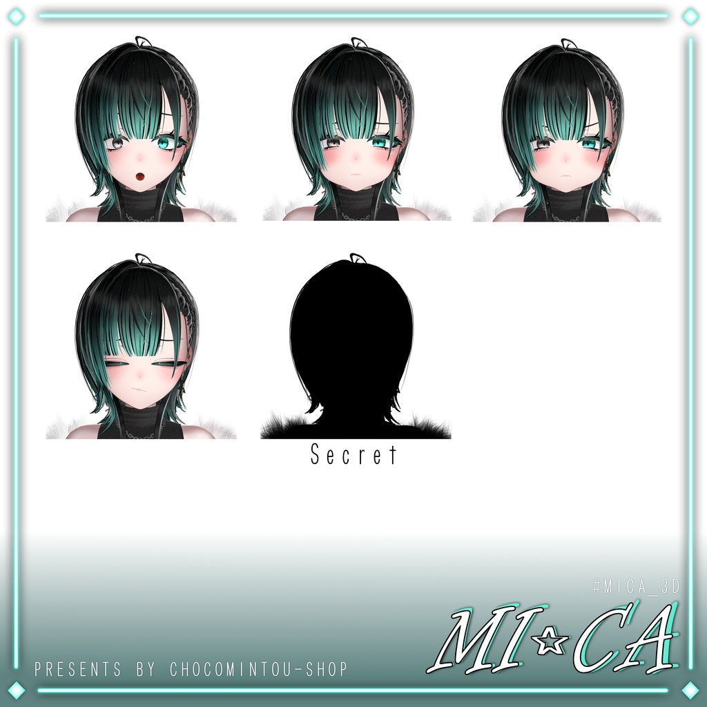 【オリジナル3Dモデル】MI☆CA / ミカ