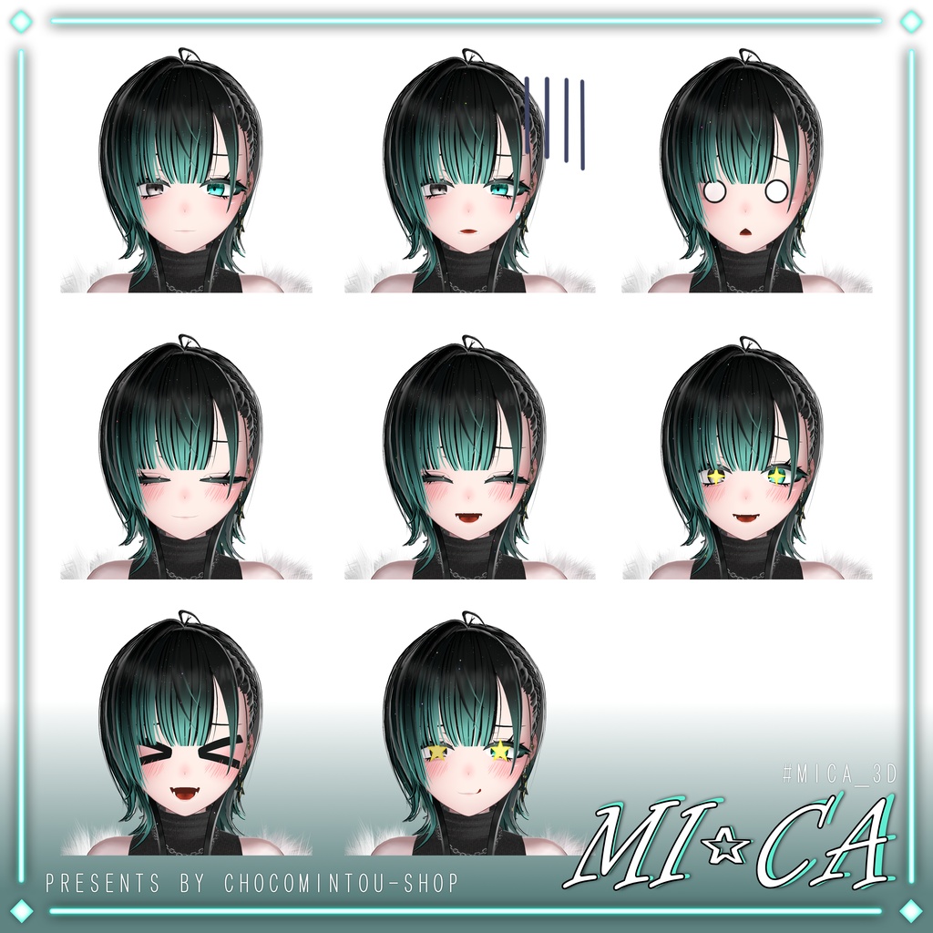 【オリジナル3Dモデル】MI☆CA / ミカ