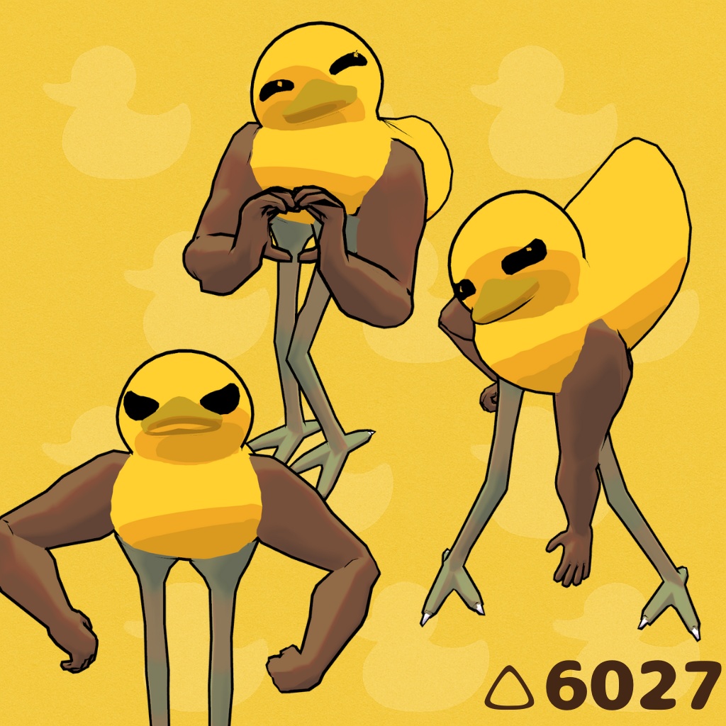 【3Dアバター】ムキムキダックン