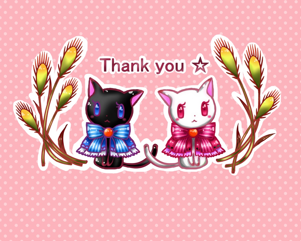 THANK YOU 猫ちゃんマステ