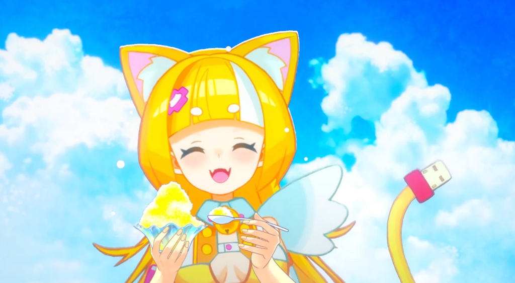 【フリー動画素材】パクパクかき氷動画【VTuber】