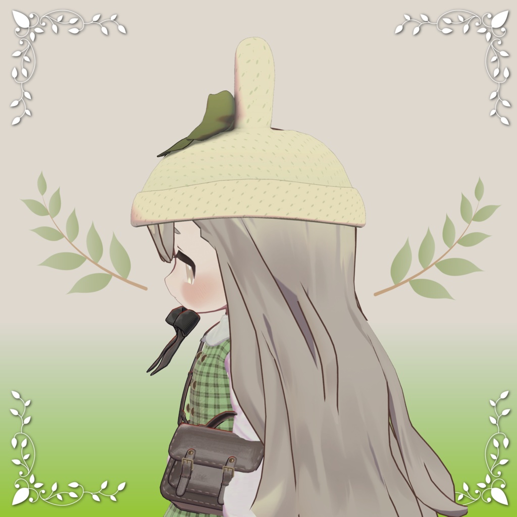 【キプフェル対応】うさみみリボンニット帽