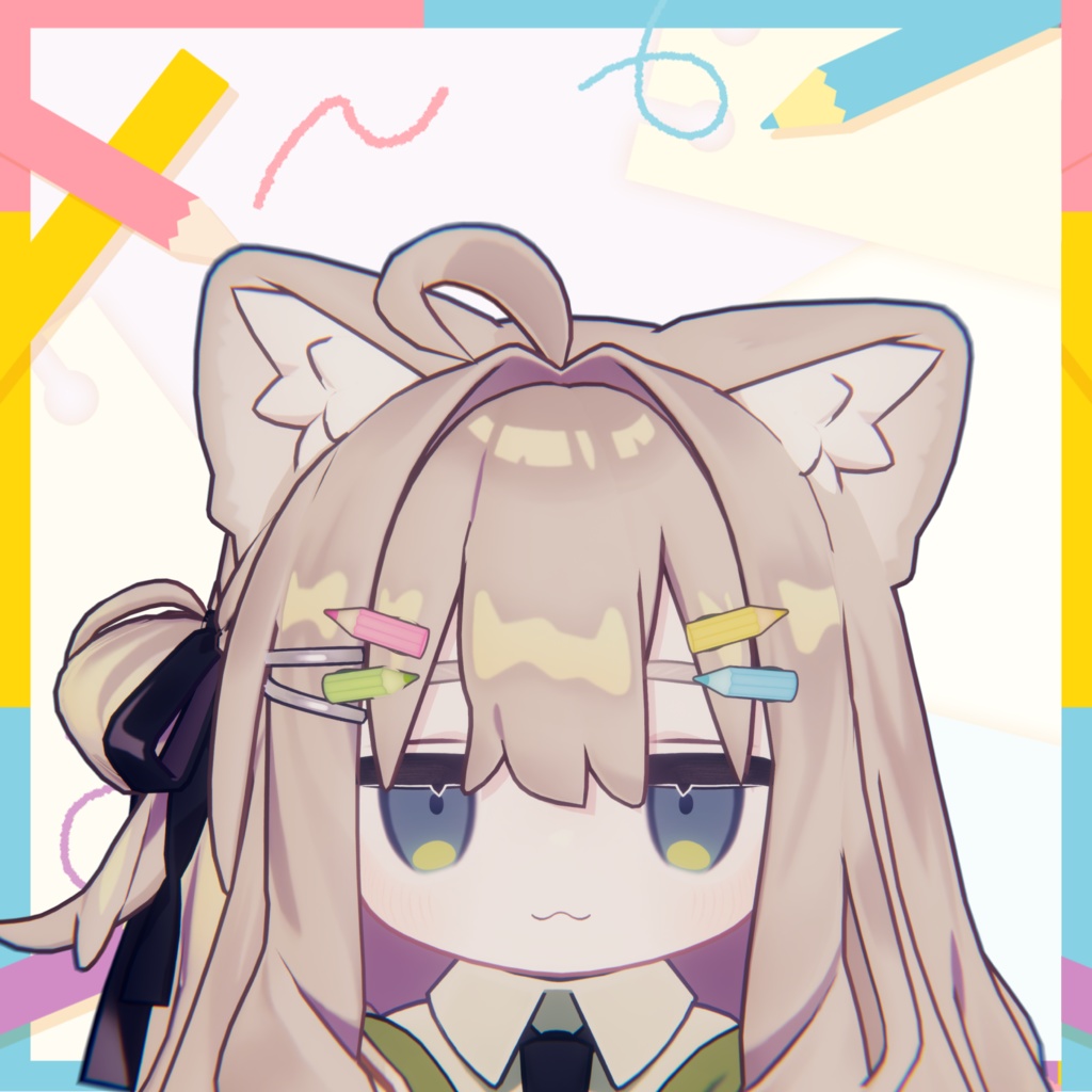 【キプフェル/しらつめ対応】えんぴつヘアピン