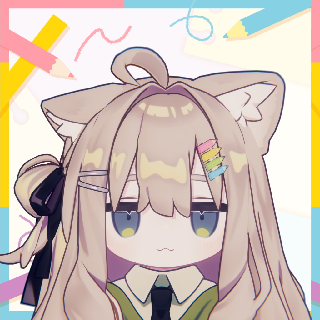 【キプフェル/しらつめ対応】えんぴつヘアピン