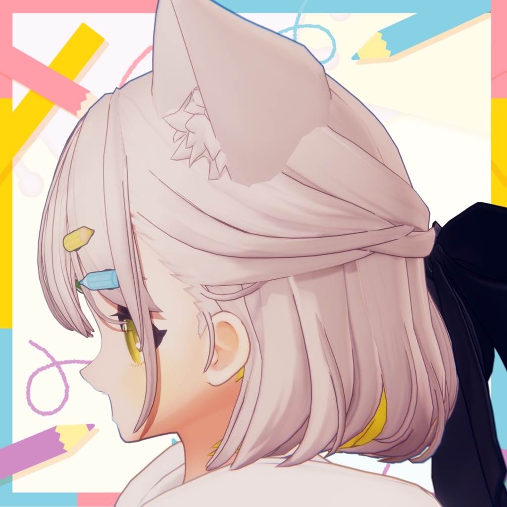 【キプフェル/しらつめ対応】えんぴつヘアピン