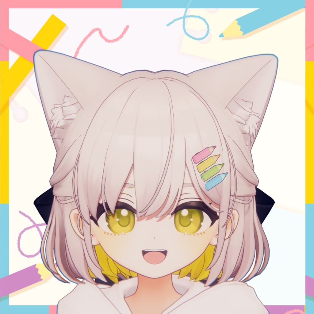 【キプフェル/しらつめ対応】えんぴつヘアピン