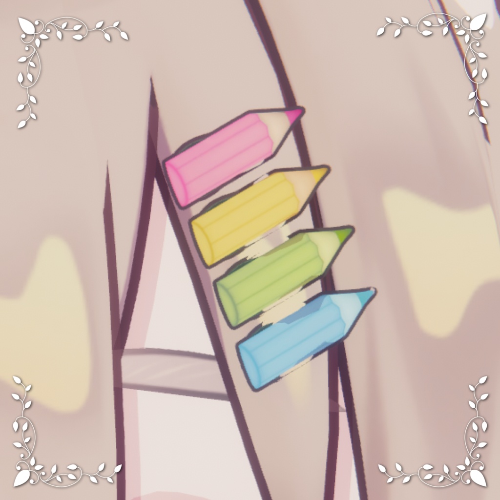 【キプフェル/しらつめ対応】えんぴつヘアピン