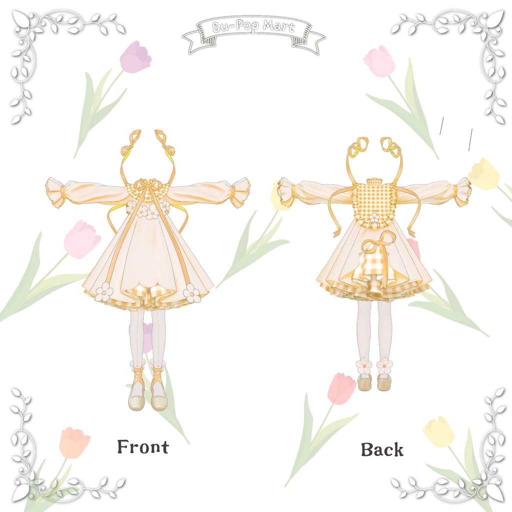 【フィユエ専用】Petite fleurA&Bセット【デフォルト衣装用テクスチャ】