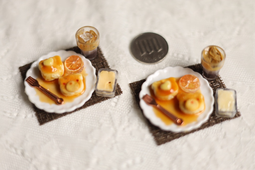 くまのオレンジパンケーキ