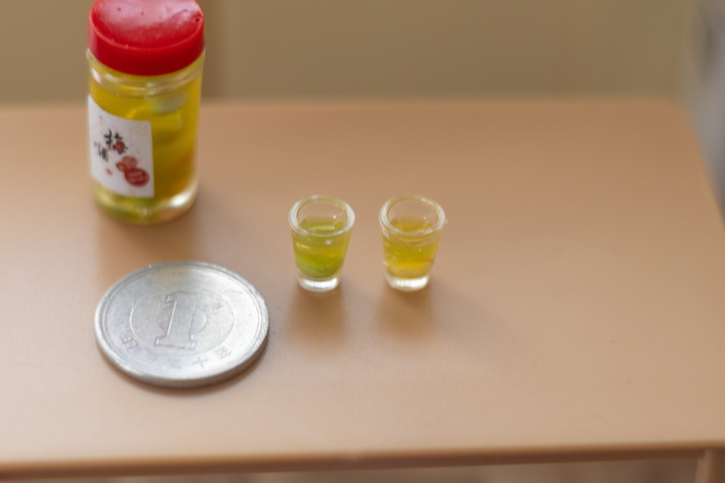 【自家製】ミニチュア梅酒(ハンドメイド)