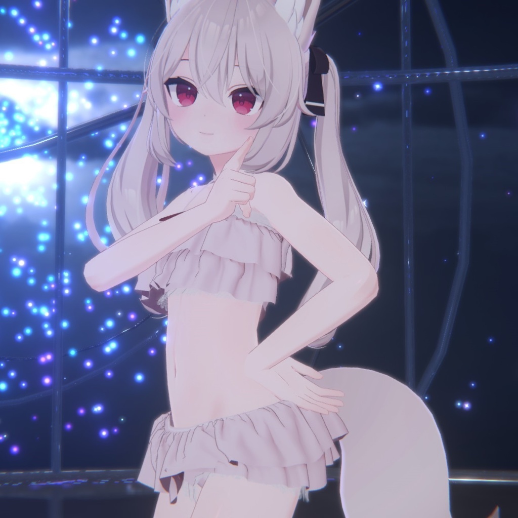 Karin カリン用)シースルー カーディガン&フリル水着 SeeThrough Cardigan&Frill Swimsuit