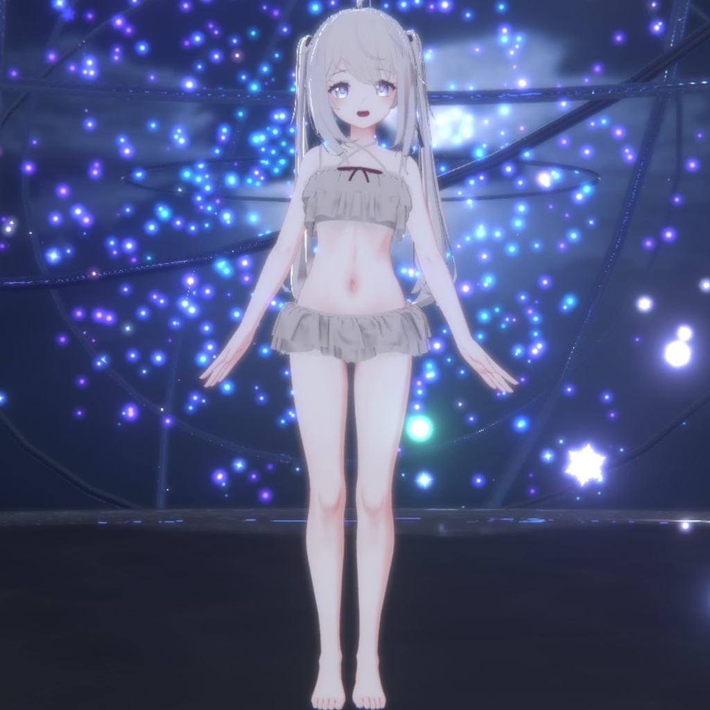 Sapphy サフィー用)シースルー カーディガン&フリル水着 SeeThrough Cardigan&Frill Swimsuit