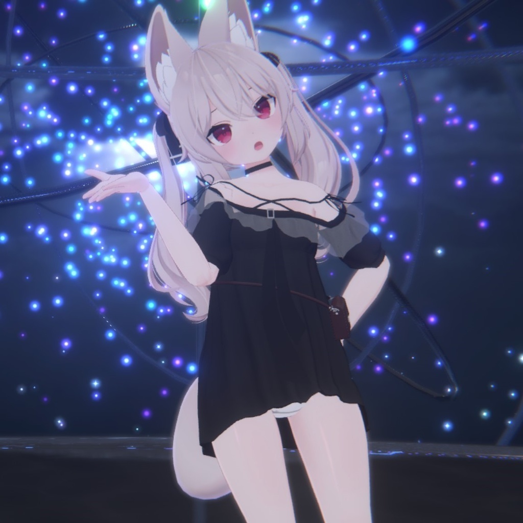 Karin カリン用)肩出しフリルワンピース&ブーツ Off Shoulder Frill One-piece&Boots