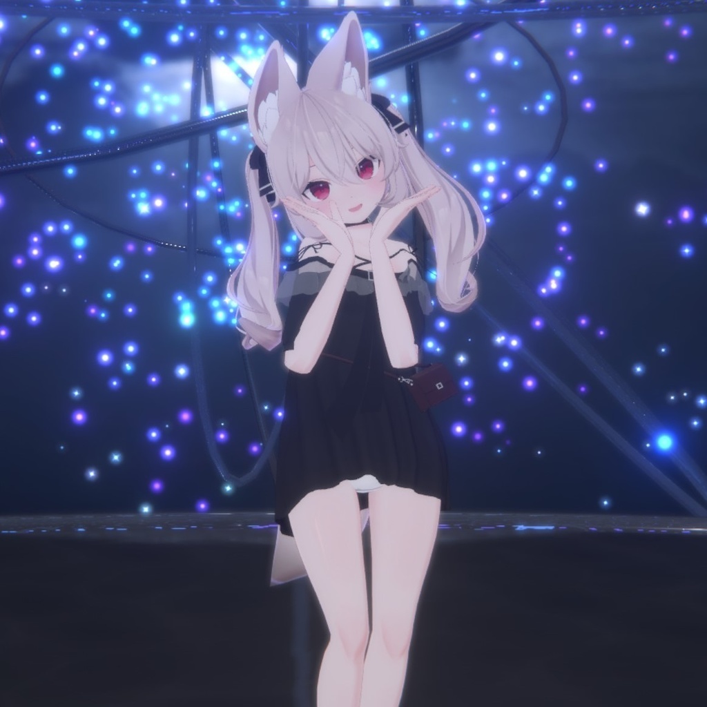 Karin カリン用)肩出しフリルワンピース&ブーツ Off Shoulder Frill One-piece&Boots