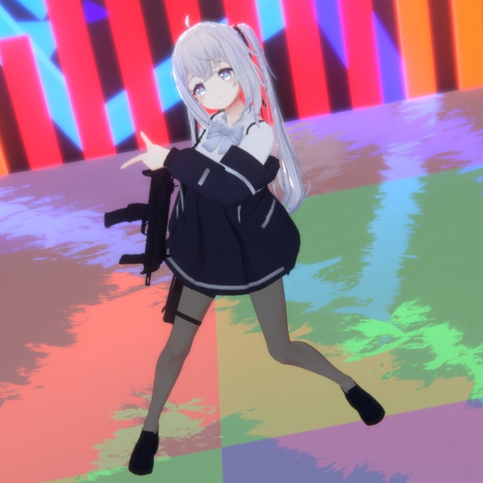 Sapphy サフィー 用、PB対応)ジャケット吊り制服 &サブマシンガン Jacket&OverallSchoolUniform &SubMachineGun