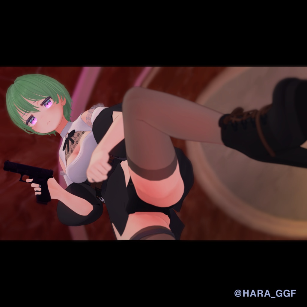 Kikyo 桔梗用、PB対応)武器シスター &ピストル  WeaponNun&Pistol